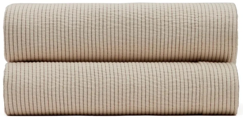 Bézs pamut ágytakaró franciaágyra 180x250 cm Bedar – Kave Home