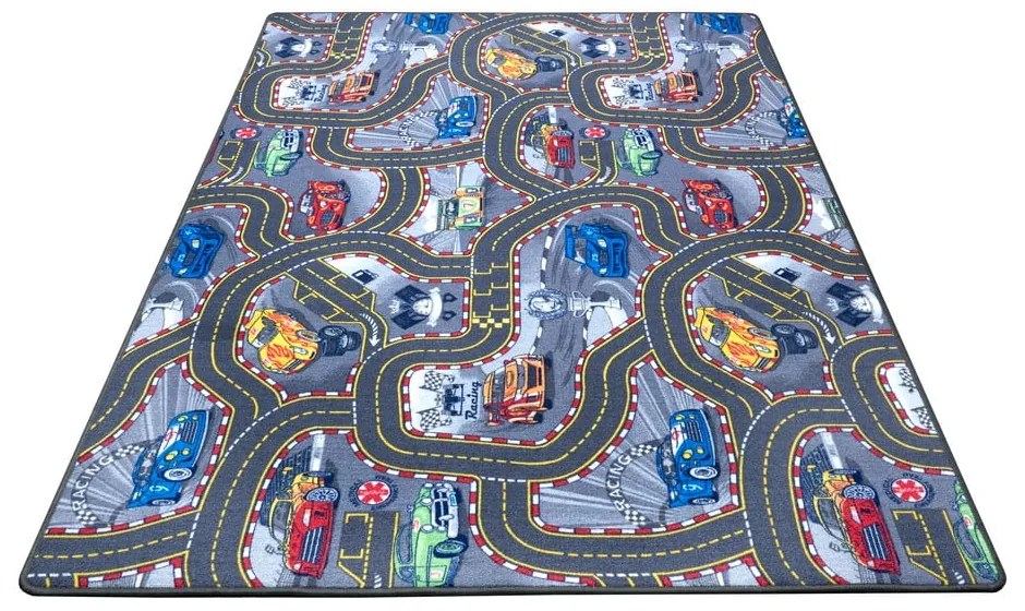 Play Race Track gyerekszőnyeg, 140 x 200 cm - Hanse Home