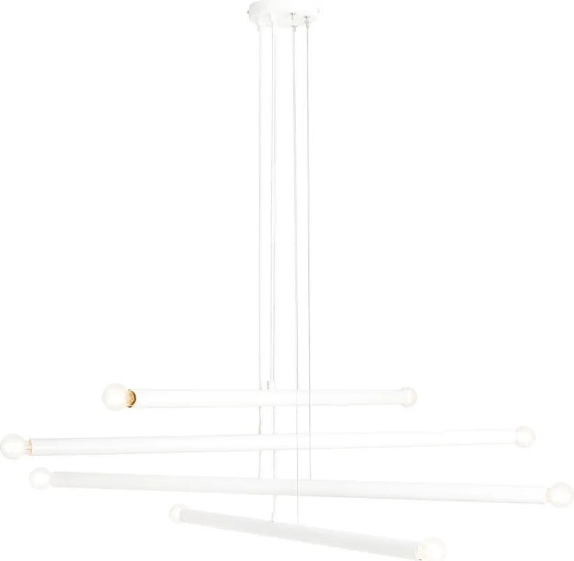 ALDEX 1072P TUBO Modern Led Függesztett Lámpa Fehér E14 IP20