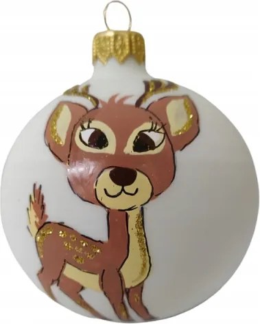 Üveg dekorációs gömb karácsonyi dekoráció Szarvas