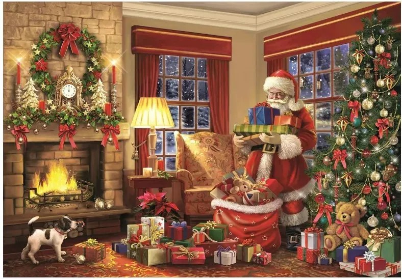 Karácsonyi Santa's Visit 1000 db-os puzzle Clementoni