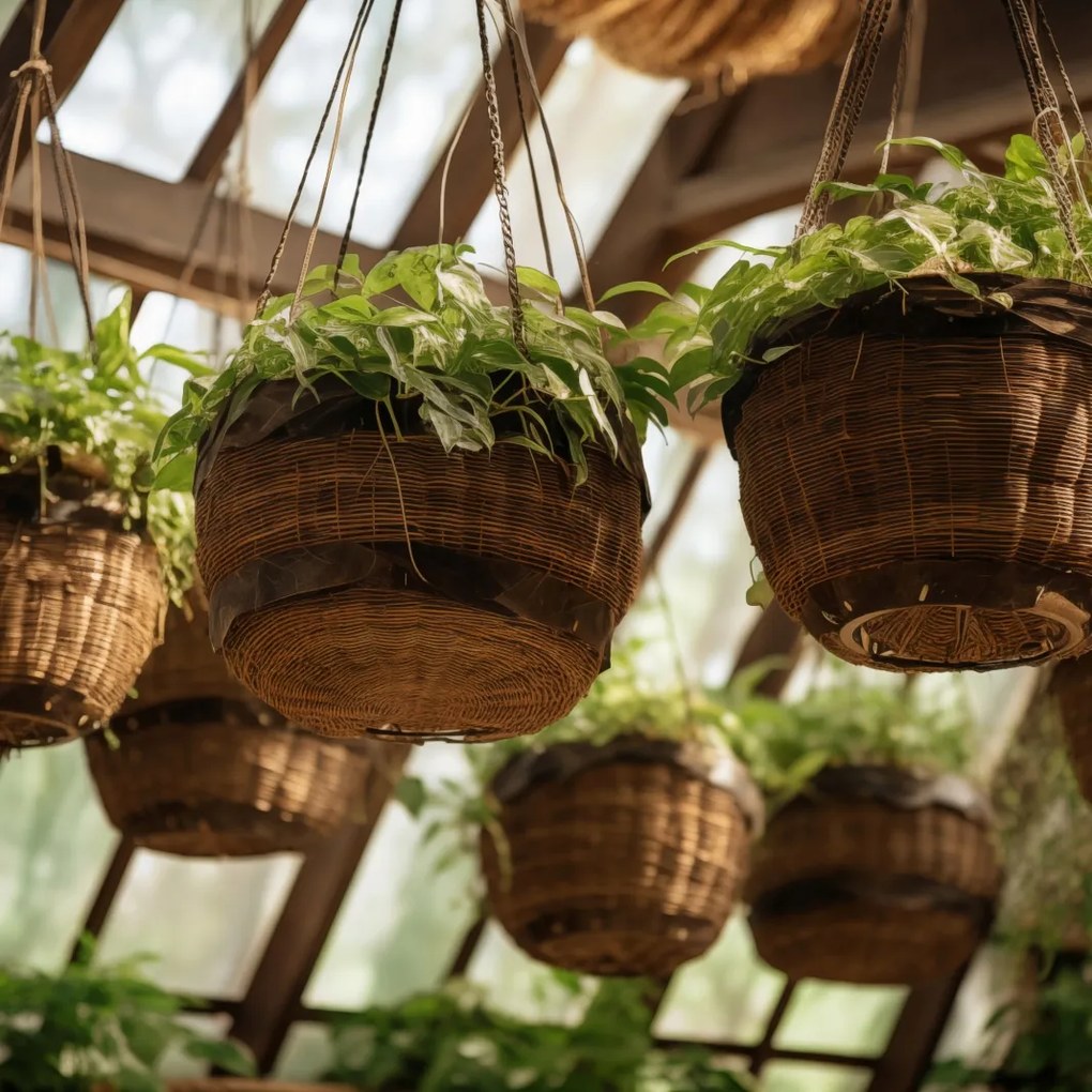 Poszter 70x70cm Privát Függő Kertek