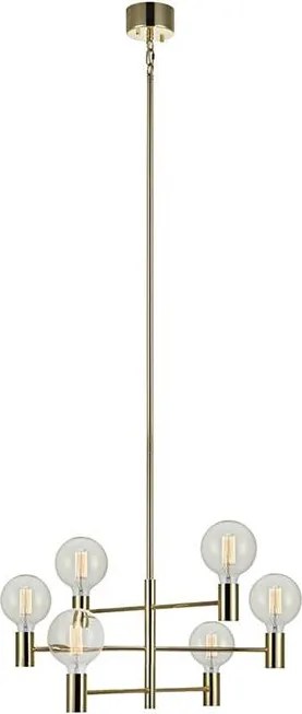 MARKSLÖJD 106418 CAPITAL Glamour Csillár Sárgaréz E27 IP20