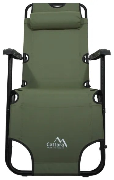 Összecsukható állítható szék zöld/fekete