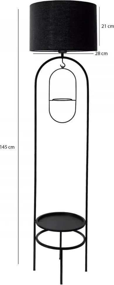 Fém állólámpa, Ø28 cm – AYD-3683