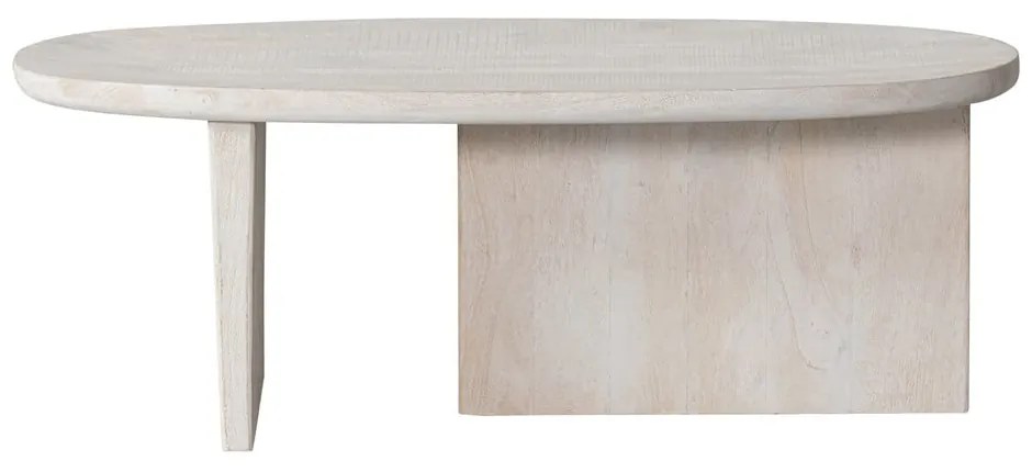 Natúr színű mangófa dohányzóasztal 110x60 cm Seam – WOOOD
