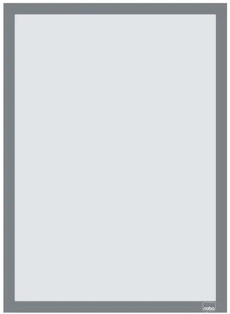 Posztertábla, fali, A3 méret, műanyag keret, 2 db, NOBO, ezüst (VN5699)
