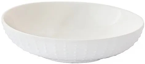 Porcelán mélytányér 20cm,Drops White