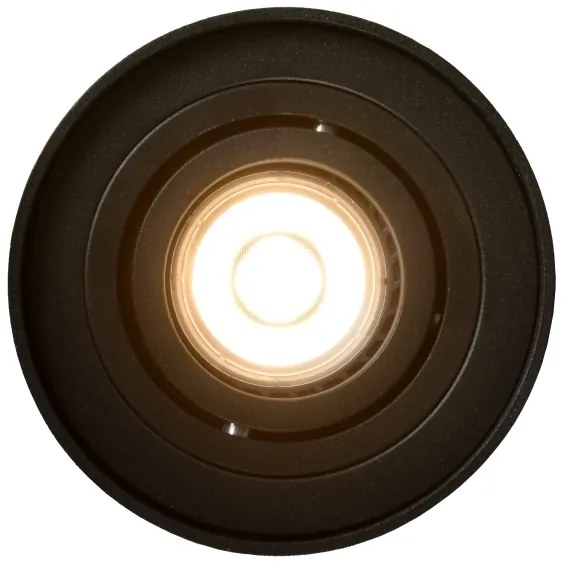 Lucide 22952/11/30 - TUBE 1xGU10/50W/230V fekete spotlámpa
