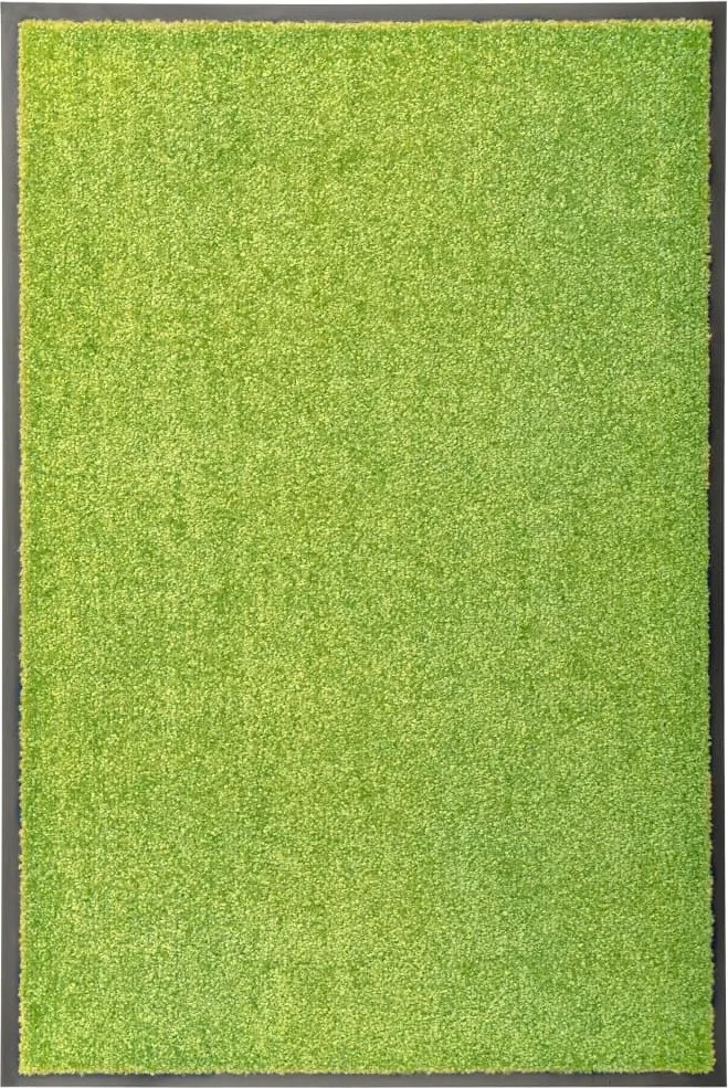 vidaXL zöld kimosható lábtörlő 60 x 90 cm
