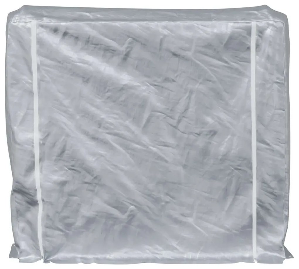 tűzifa állvány esővédővel 150x25x150 cm Horganyzott acél