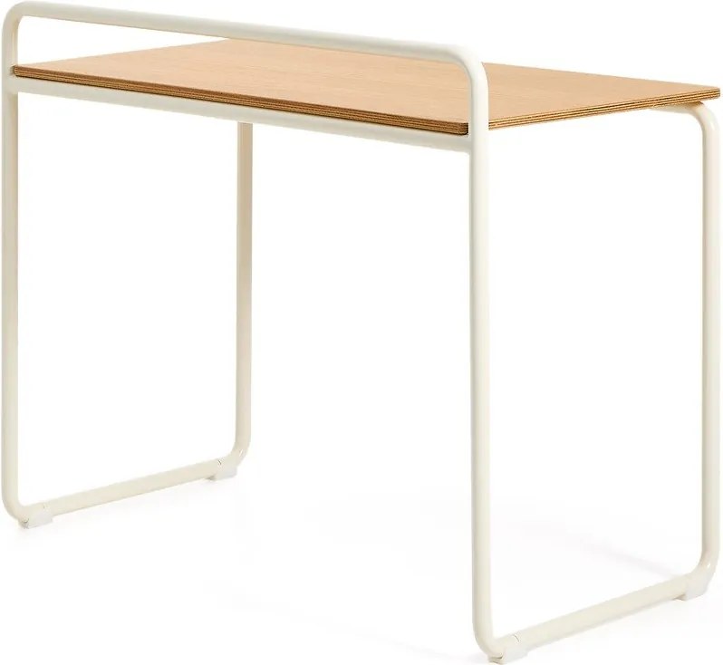 Gyerek íróasztal kőrisfa dekoros asztallappal 45x82 cm Tinn – Kave Home