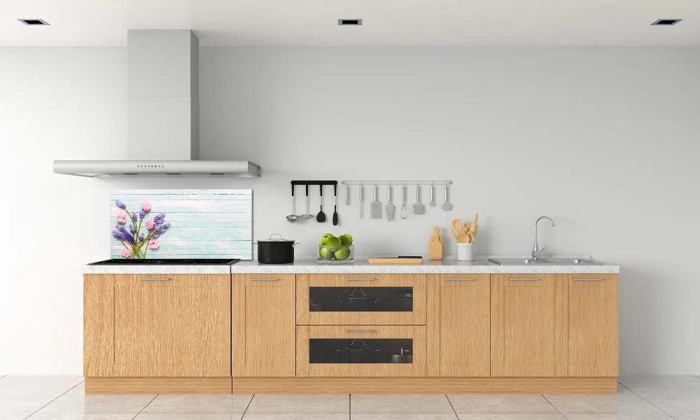 Konyhai falburkoló panel Lavender fa pksh-159336288