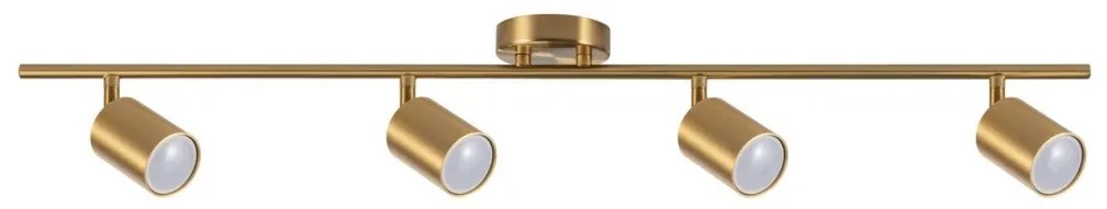 LED RGBW fényerőszabályozható spotlámpa GOLDI 4xGU10/6,5W/230V arany