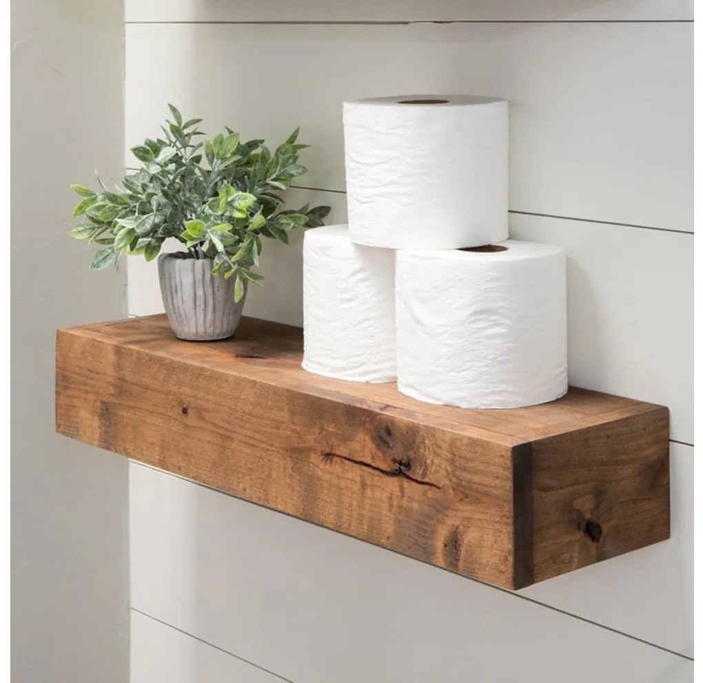 Fali polc RAF 9x60 cm fenyő