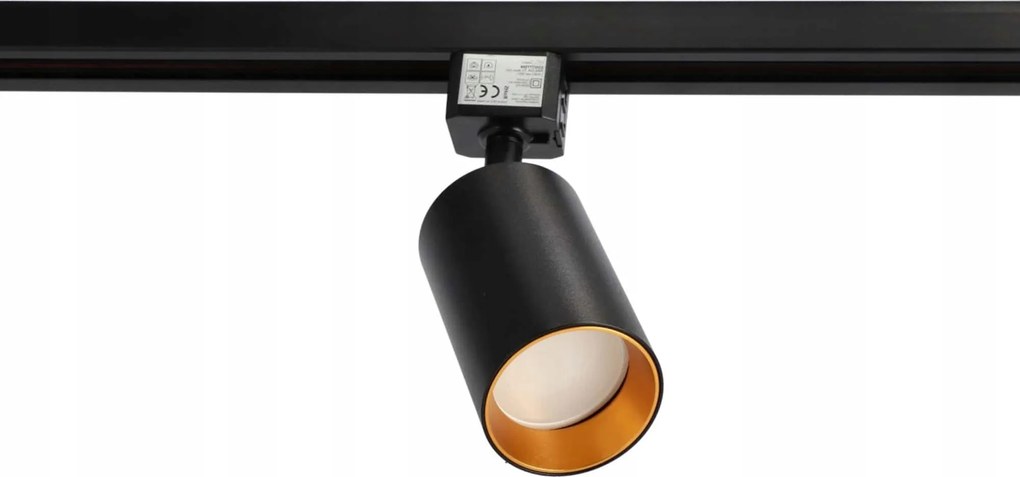 Edo Sínes spotlámpa lámpatest Nalga Sínkábel 1FZ GU10 Fekete/Arany