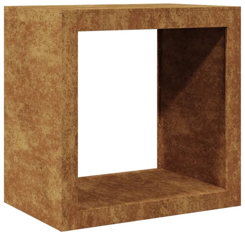 vidaXL tűzifa állvány 60x40x60 cm időjárásálló acélból