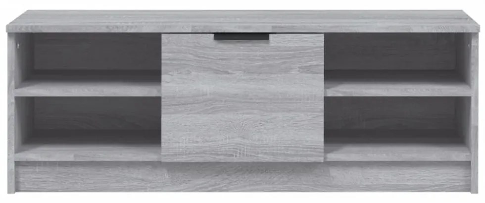 szürke sonoma színű szerelt fa TV-szekrény 102 x 35,5 x 36,5 cm