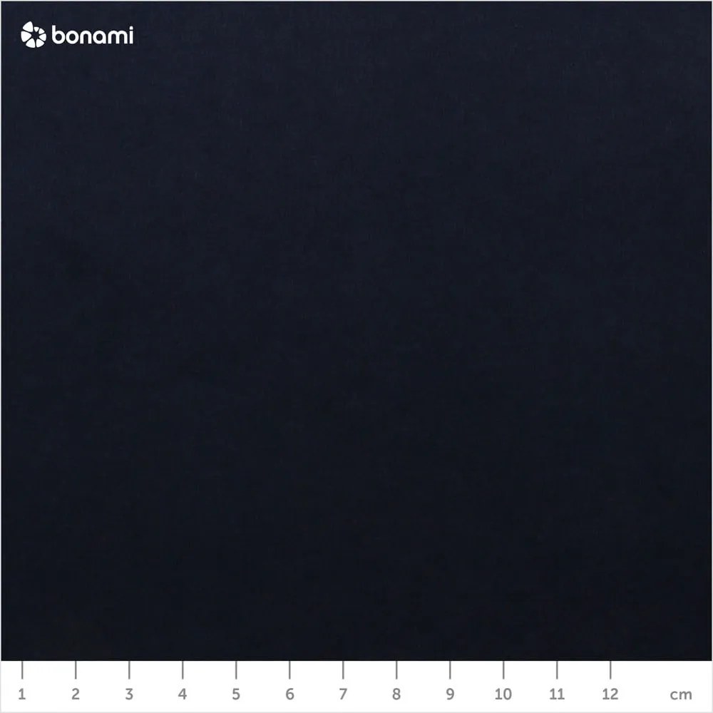 Santo kék kinyitható bársony sarokkanapé, bal oldali - Milo Casa