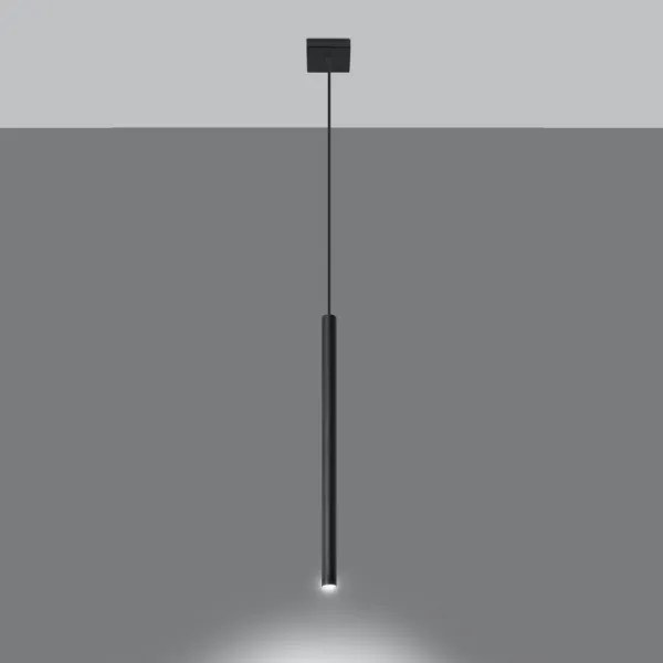 Sollux SL.0469 -  Csillár zsinóron PASTELO 1 1xG9/8W/230V fekete