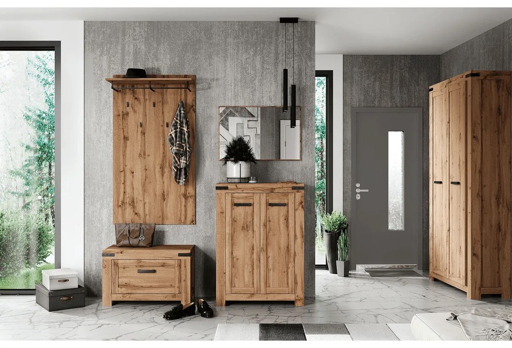 MORATIZ 2D/80 szekrény, wotan tölgy