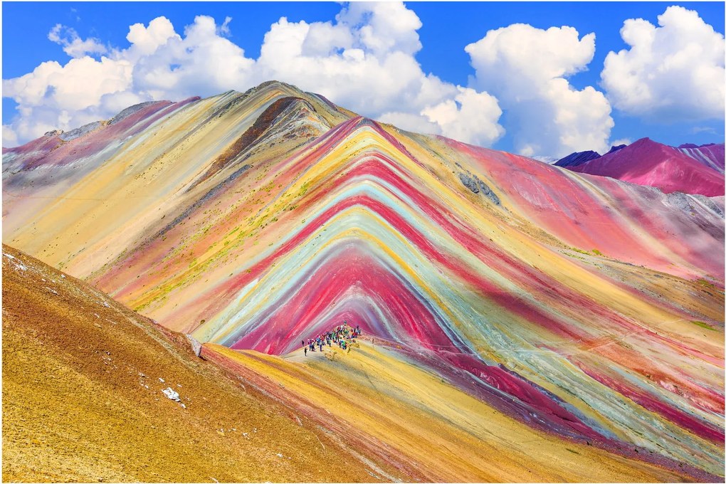 Kép - Rainbow Mountain, Peru (90x60 cm)