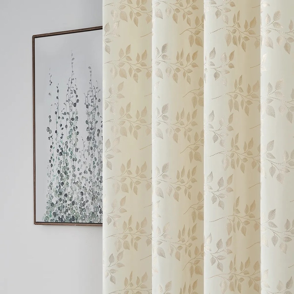 4Home Floral sőtétítő függöny, 150 x 250 cm