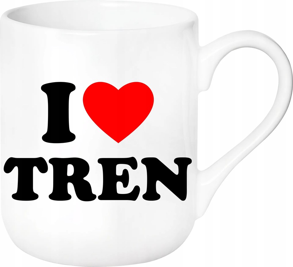 I Love Tren Edzőterem Bögre Vicces Születésnapi Ajándék 330ml Csomagolás