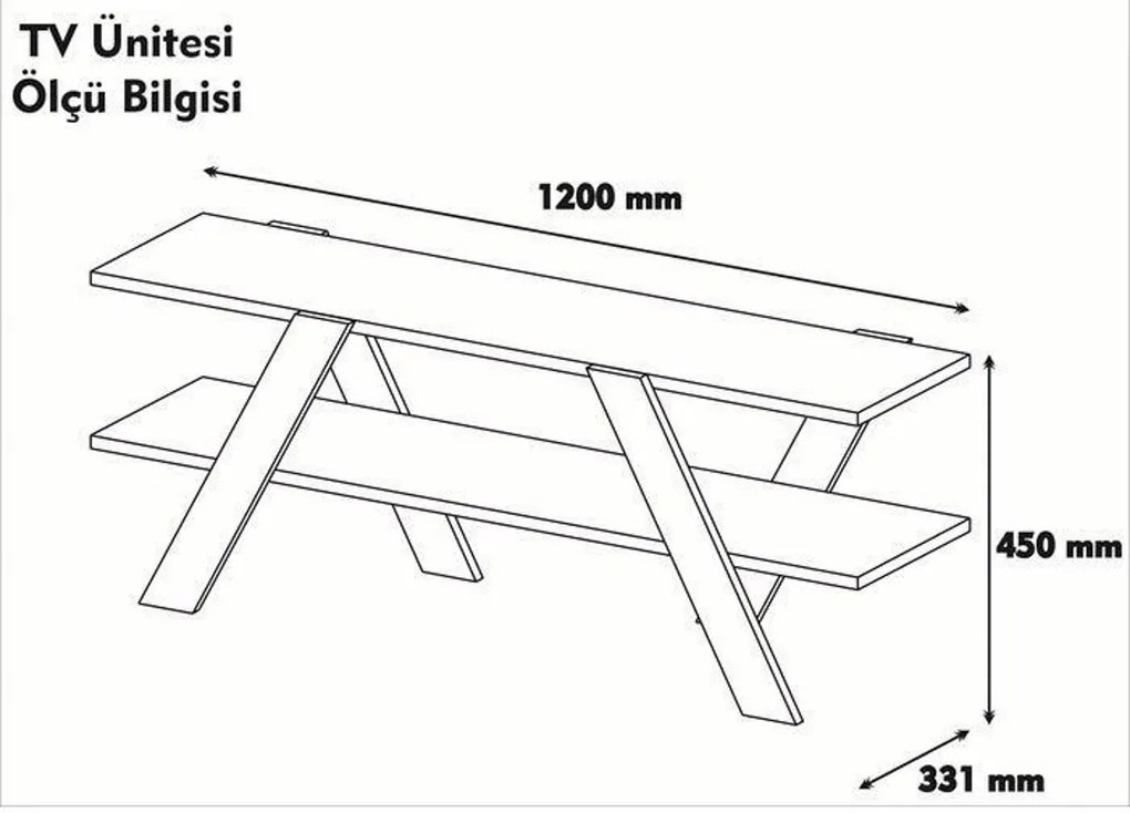 TV asztal Basic