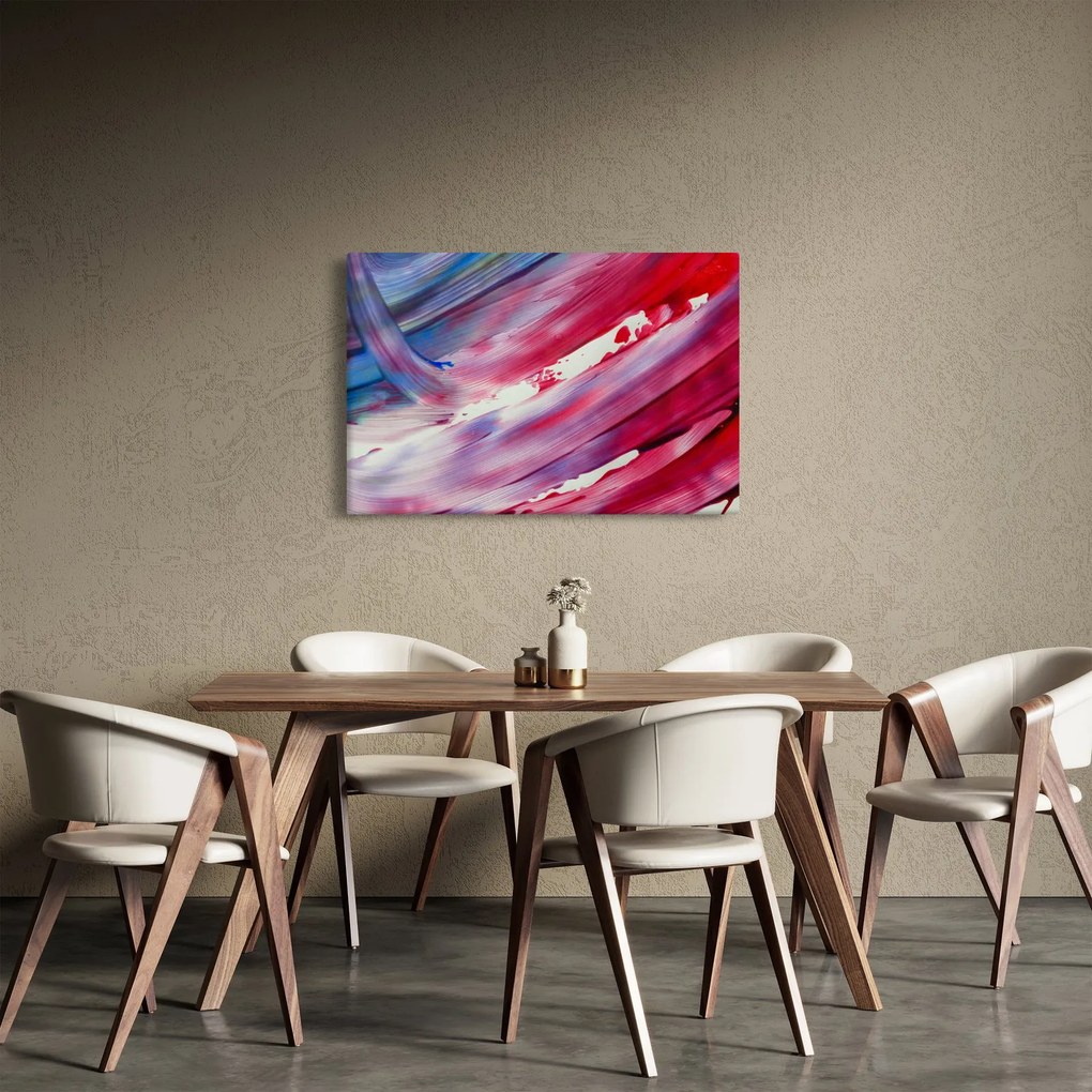 Kép - rózsaszínes kék szín (90x60 cm)