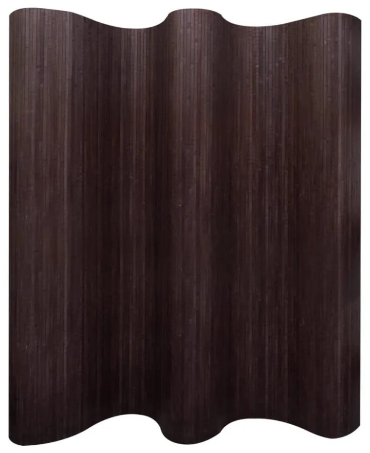 sötétbarna bambusz paraván 250 x 165 cm