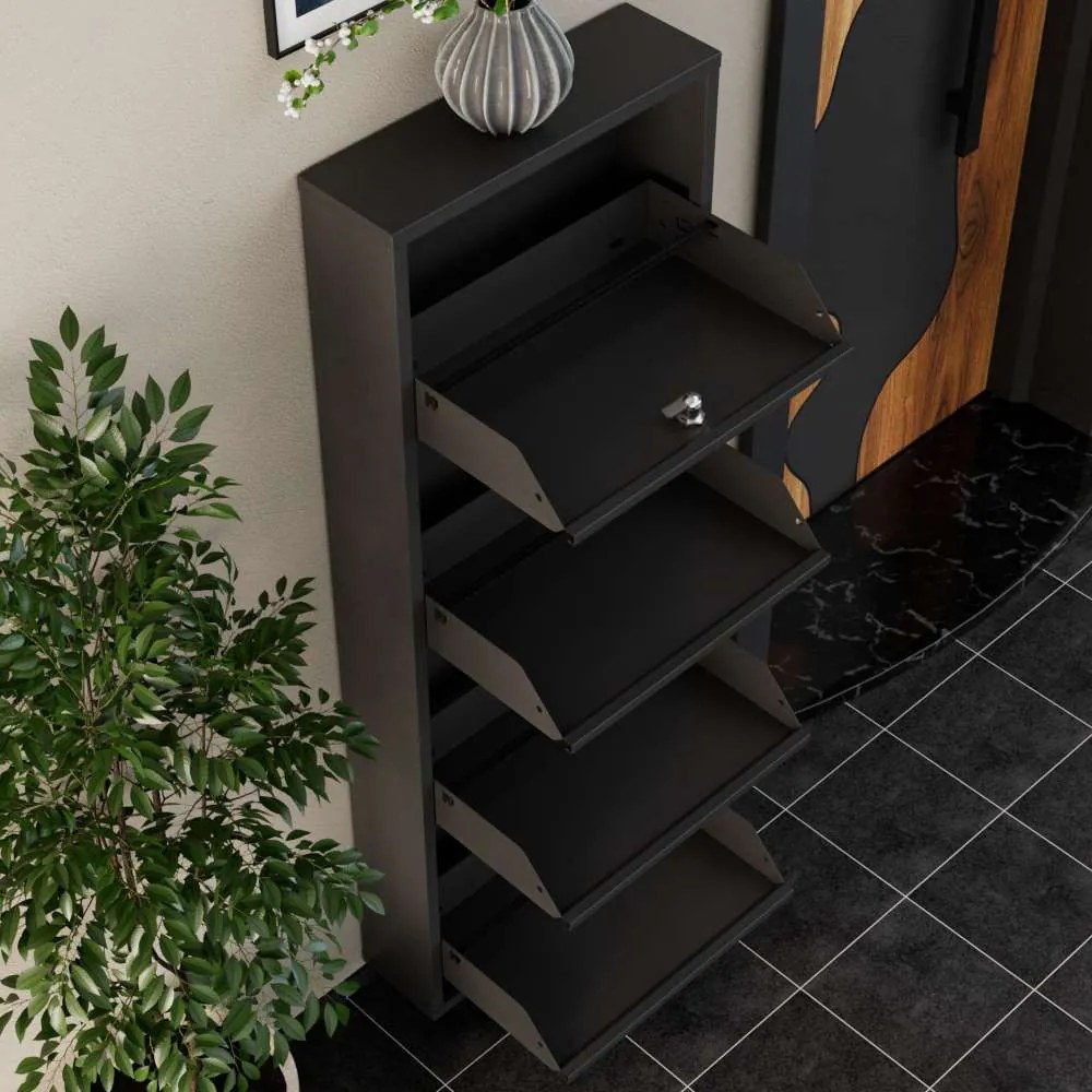 Locking 4 Piece Metal - Anthracite