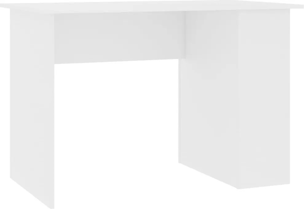 vidaXL fehér forgácslap íróasztal 110 x 60 x 73 cm