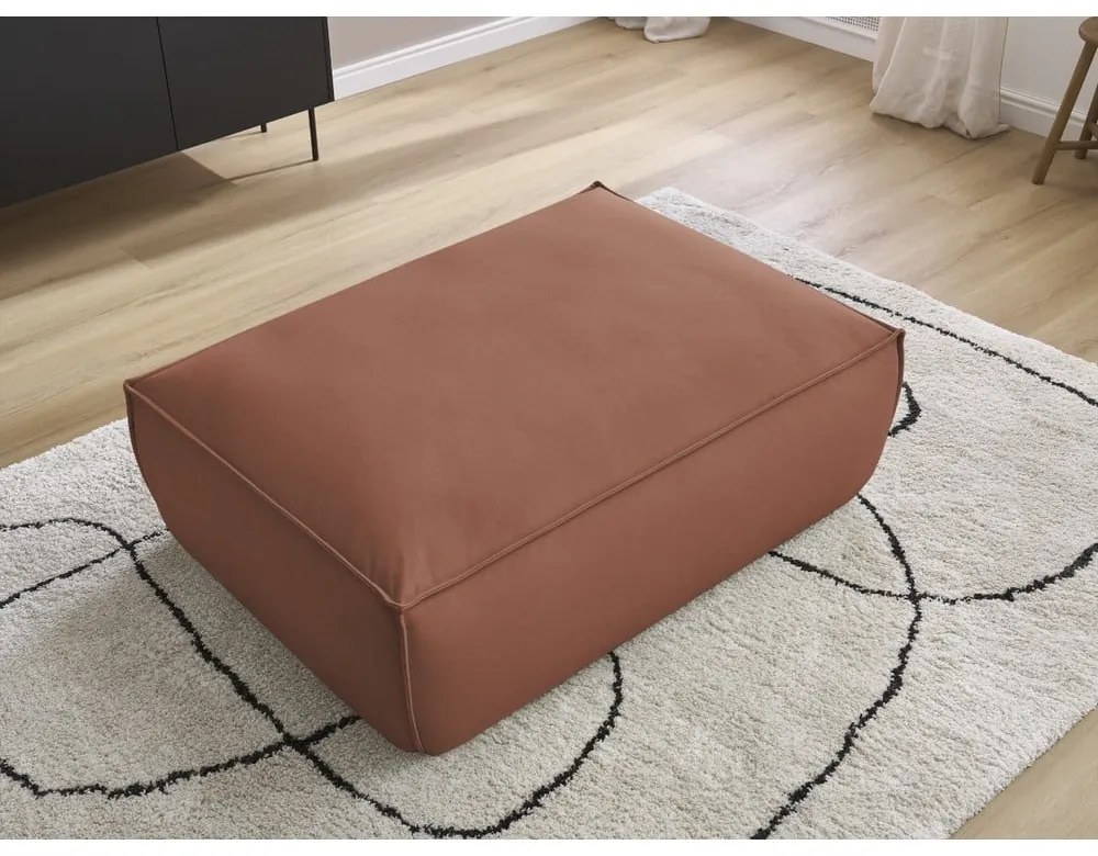 Sötétbarna bőrutánzat lábtartó Boheme – Bobochic Paris