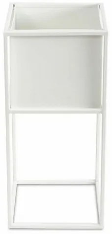 Virágállvány 50x24 cm, fehér