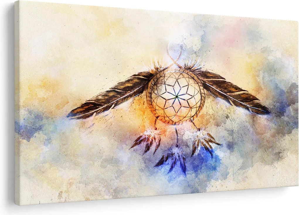 Kép - Álomfogó tollas (90x60 cm)