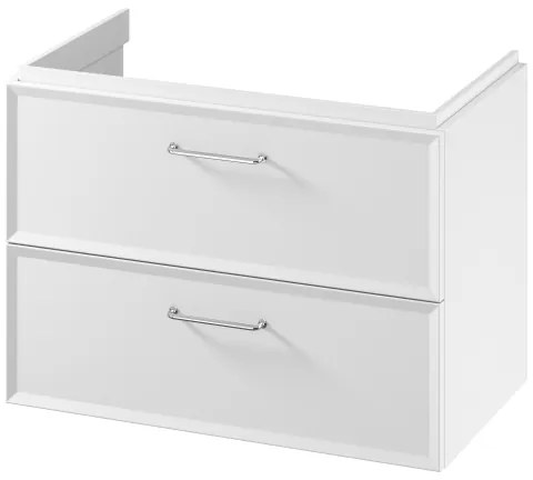 Cersanit S1021-004 - Falra szerelhető mosdó alatti fürdőszobai szekrény MILLE 80x45 cm fehér