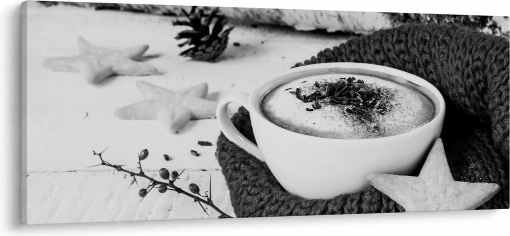 Kép - Téli cappuccino (120x50 cm)