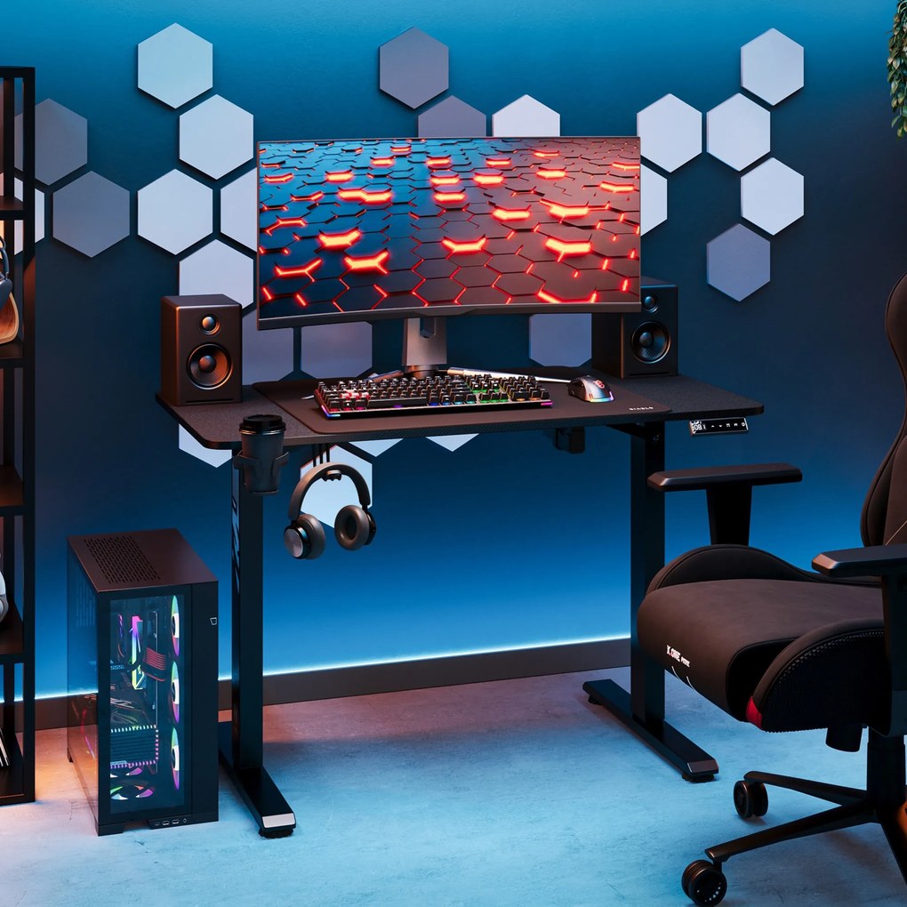 Diablo X-Tensio 1100 állítható magasságú íróasztal fekete