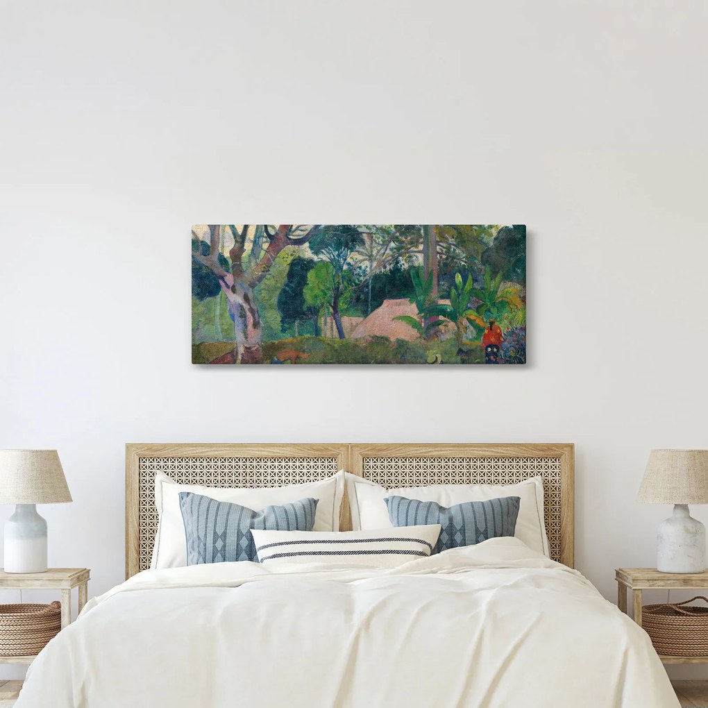 Kép - Paul Gauguin, Te raau rahi (The Big Tree), reprodukciók (120x50 cm)