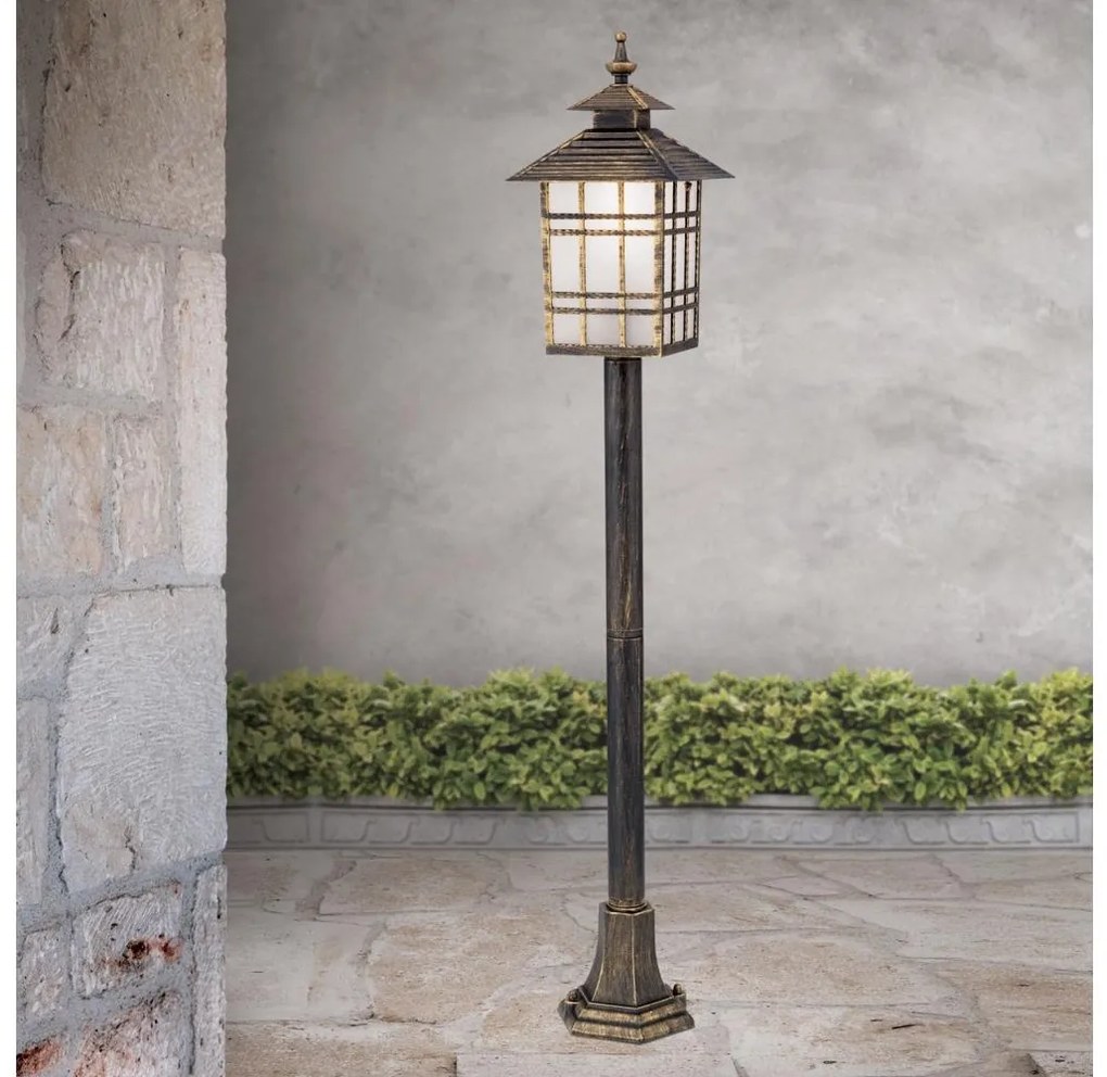 Orion AL 11-1117/1 - Kültéri lámpa KIKO 1xE27/11W/230V IP44 bronz/patinás