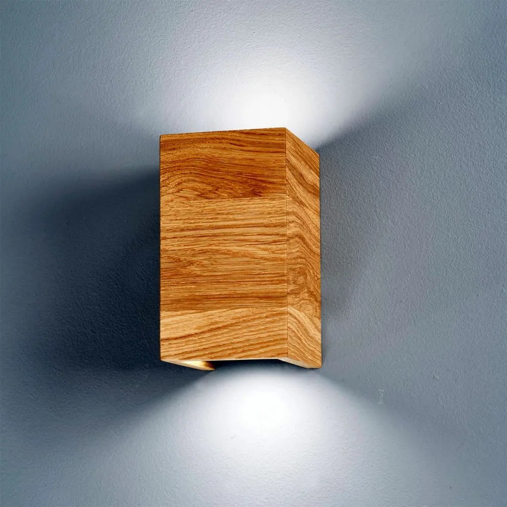Fischer&Honsel SHINE-WOOD 30575 Fali lámpa 2x4W/GU10 3000K 640 lm IP20