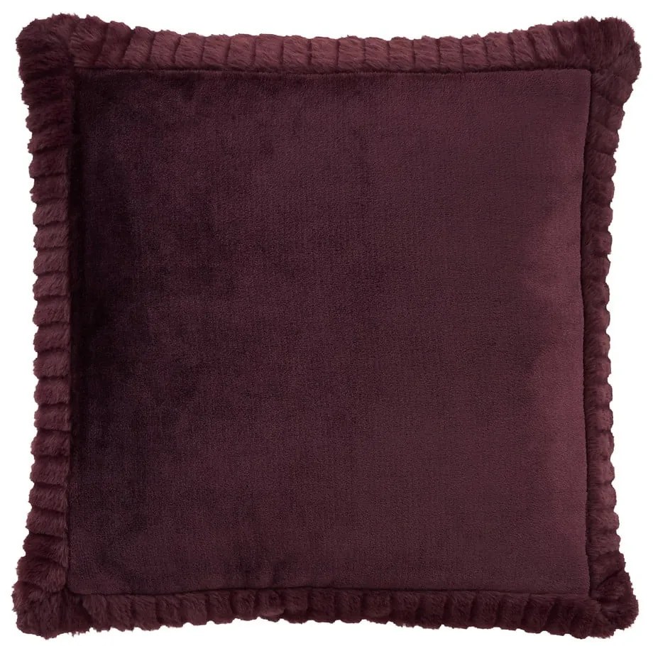 Mikroplüss díszpárna 55x55 cm Velvet and Faux Fur – Catherine Lansfield