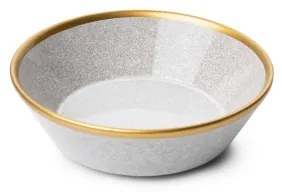 16 darabos szürke/arany porcelán étkészlet