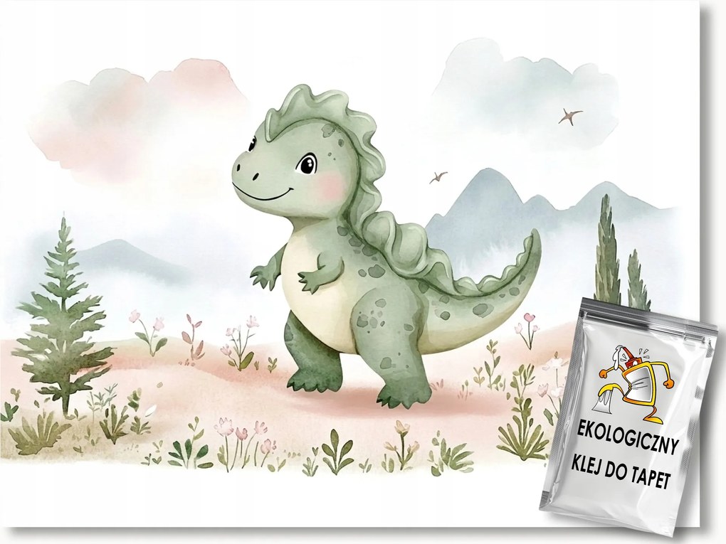 Fotótapéta Flizelina Gyerekek Dinoszaurusz Dinopark Őstörténet 104x70,5 ragasztó