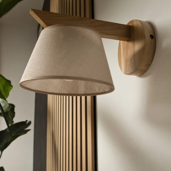 Fali lámpa ANTONIO 1xE14/40W/230V tölgy