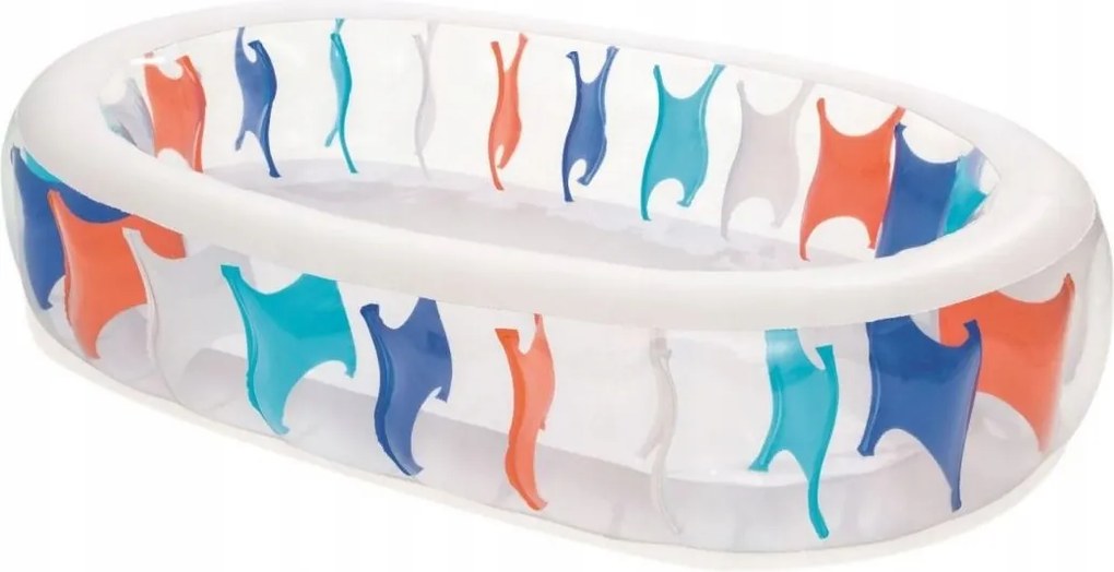 Kerti Felfújható Nagy Családi Medence Négyszögletes Bestway 229 x 152 cm