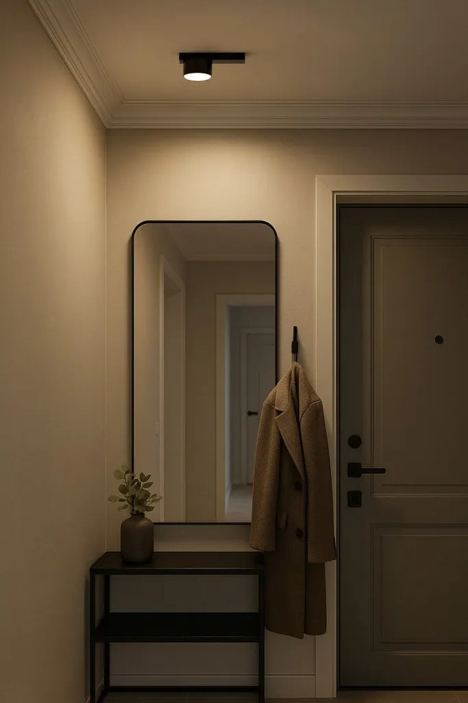 KAJA K-5530 CRUZ Modern LED Mennyezeti Lámpa Fekete GX5.3 IP20