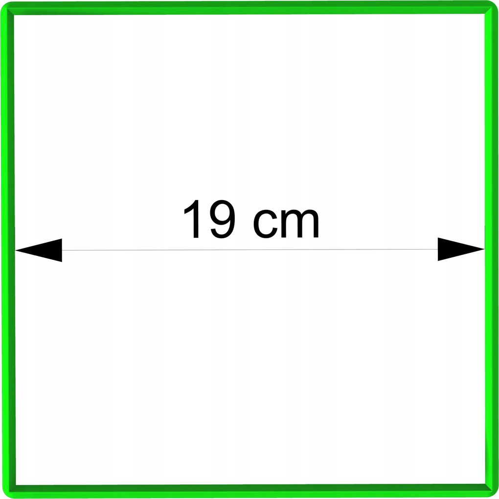 Foremka Lyukasztó Mézeskalács kiszúró geometrikus figurák Négyzet 19cm