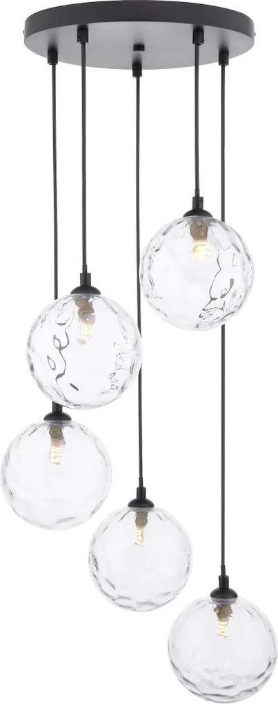 Dar Lighting modern függeszték federico matt fekete darfed0522-12
